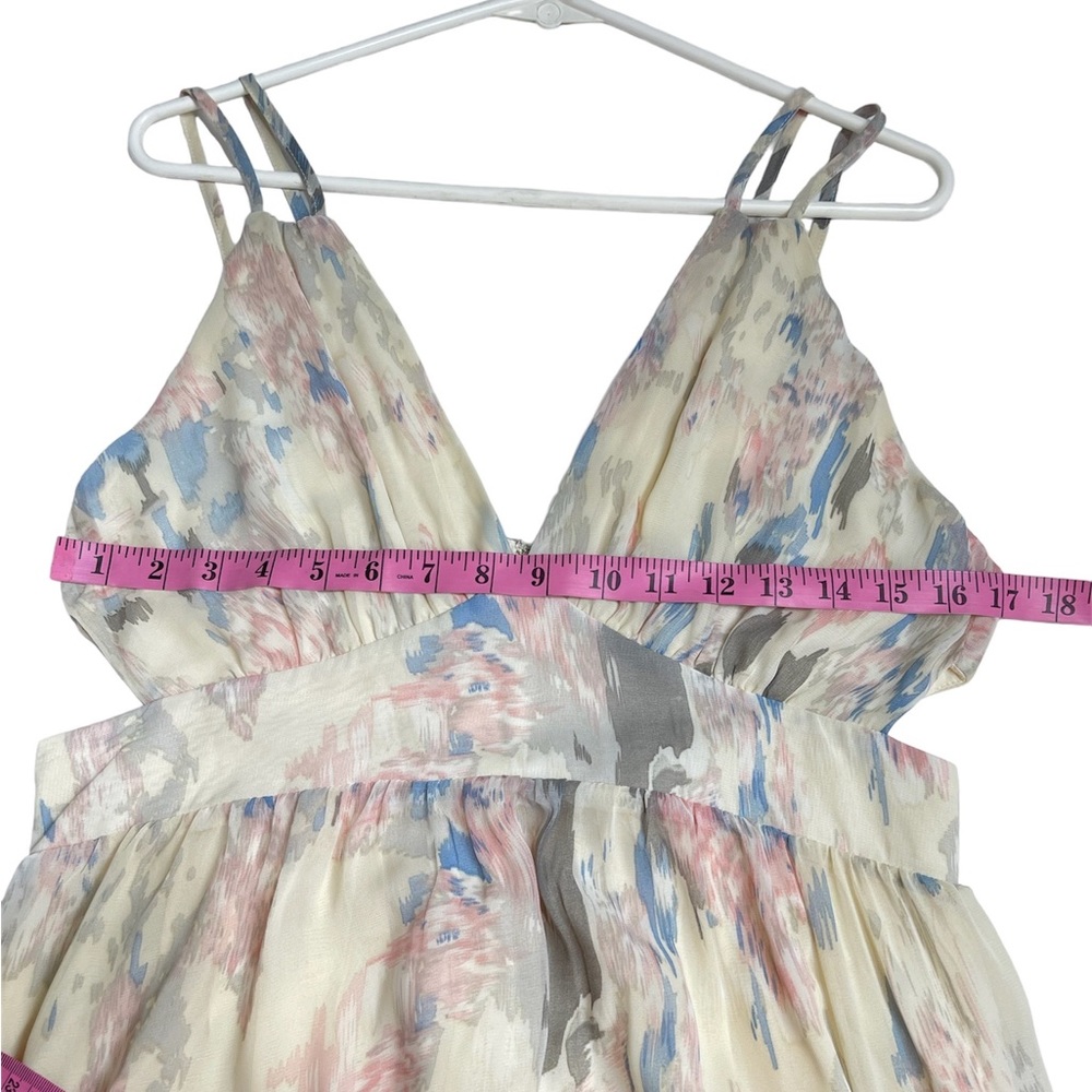 Fore Collection Daydreaming Floral Ruffle Maxi Dress Large - Picture 12 of 16